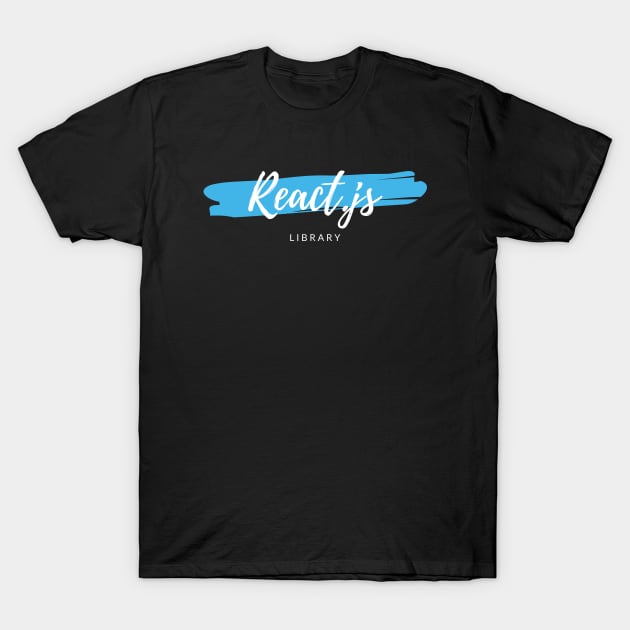 React.js Library Paint Smear T-Shirt by codewearIO